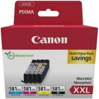 Canon CLI-581XX Tintenpatrone 1998C007 Schwarz, Cyan, Magenta, Gelb Multipack 4 Stück