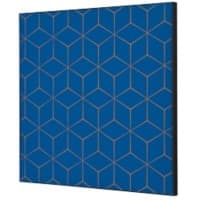 SHOWDOWN Textile Wanddekoration Hexagon Mehrfarbig Aluminium