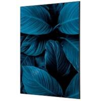 SHOWDOWN Textile Wanddekoration Botanische Blätter Mehrfarbig Aluminium
