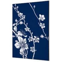SHOWDOWN Textile Wanddekoration Japanische Kirschblüte Mehrfarbig Aluminium
