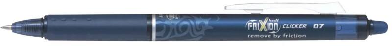 Pilot FriXion Clicker Tintenroller Blau Mittel 0,4 mm Nachfüllbar