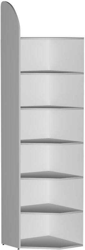 Kerkmann Anbauregal Grau 600 x 600 x 2.600 mm