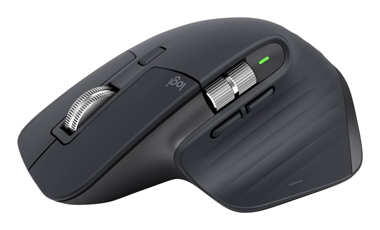 Logitech 3S Performance Maus Kabellos Graphit