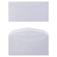 Viking Briefumschläge Ohne Fenster C6/5 229 (B) x 114 (H) mm Gummiert Weiß 80 g/m² 1000 Stück