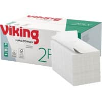Viking Standard 100% Recycelt Falthandtücher V-falz Naturfarben 2-lagig 1268211 15 Stück à 250 Blatt