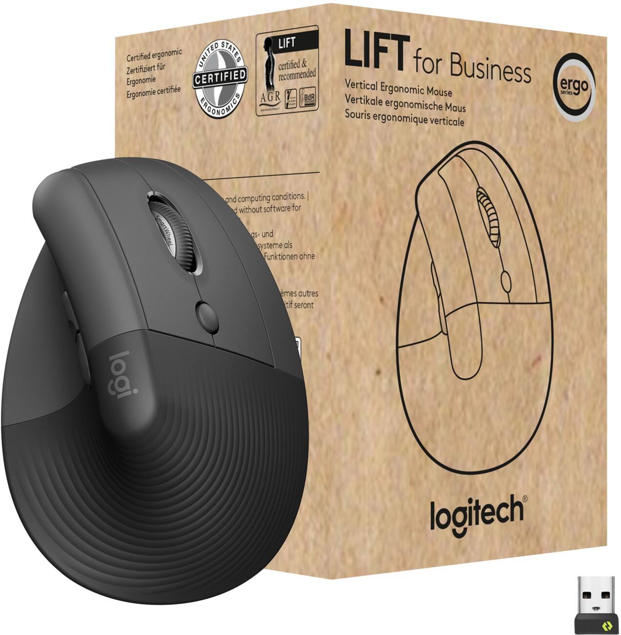 Logitech Kabellose Maus Grau