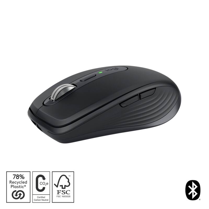 Logitech MX Anywhere 3S Maus Kabellos Grau 910-006929