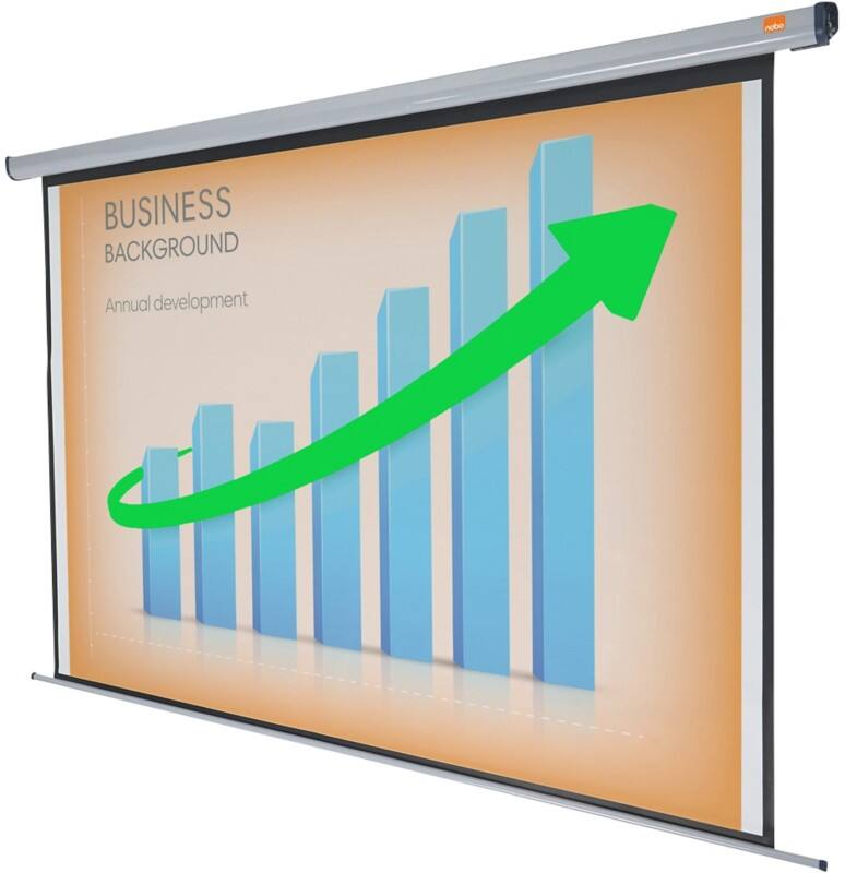 Nobo Elektrische Projektionsleinwand 1915652 Wandmontage Format 4:3 300 x 225 cm