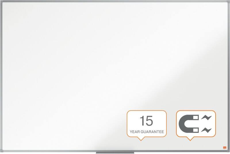 Nobo Essence Whiteboard Wandmontiert Magnetisch Lackierter Stahl Einseitig 150 (B) x 100 (H) cm