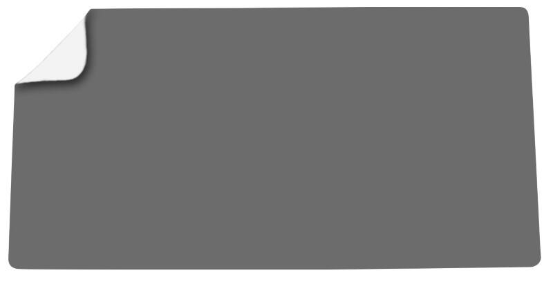 Deflecto Schreibunterlage Kunstleder, Leder, PVC (Polyvinylchlorid) Grau, Weiß 80 x 40 cm