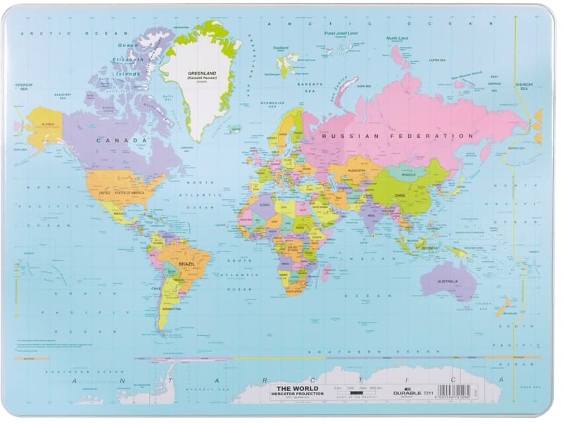 DURABLE Schreibunterlage Mehrfarbig 53 x 38 cm