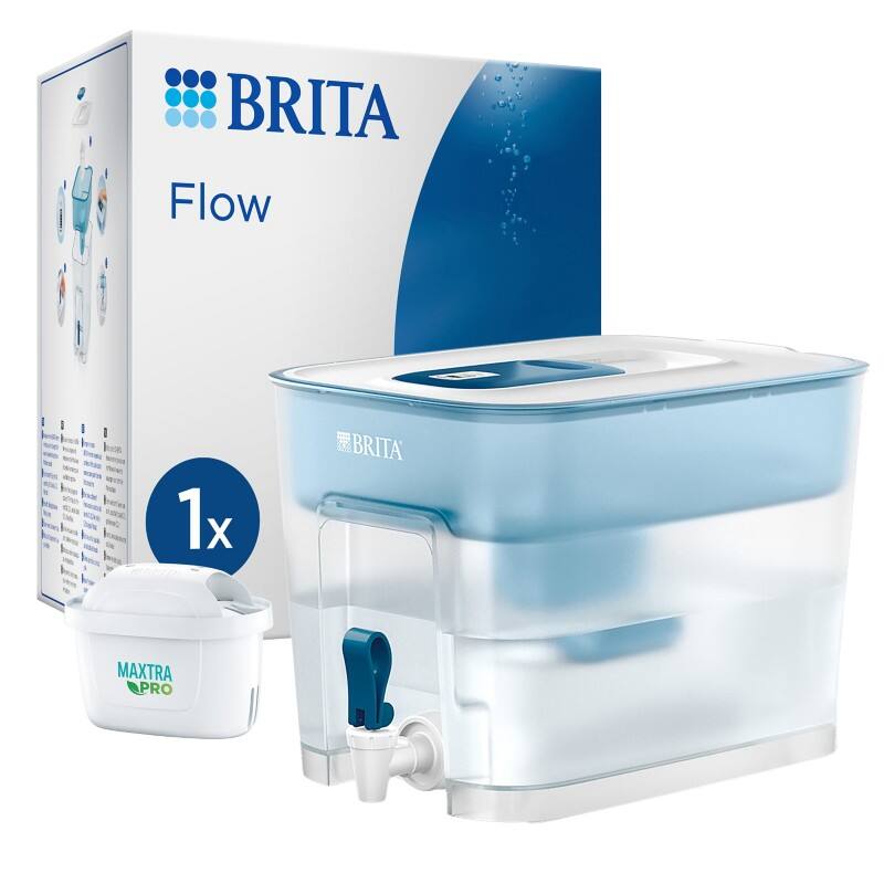 BRITA Flow MAXTRA PRO 125356 Wasserfilter Kanne 5,2 L Petrol Blau, Weiß