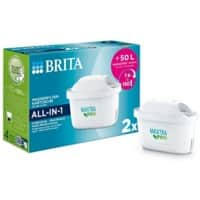 BRITA MXPRO 122003 Wasserfilterkanne Weiß 2 Stück