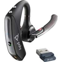 poly Voyager Headset In-Ear Bluetooth Mikrofon 5200 Schwarz