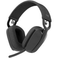 Logitech Zone Vibe Headset Kopfbügel Bluetooth mit Mikrofon 100 Grau