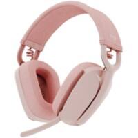 Logitech Zone Vibe Headset Kopfbügel mit Bluetooth mit Mikrofon Stereo 100 Pink