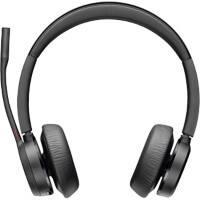 poly Voyager Headset Kopfbügel mit Bluetooth mit Mikrofon 4320 Schwarz