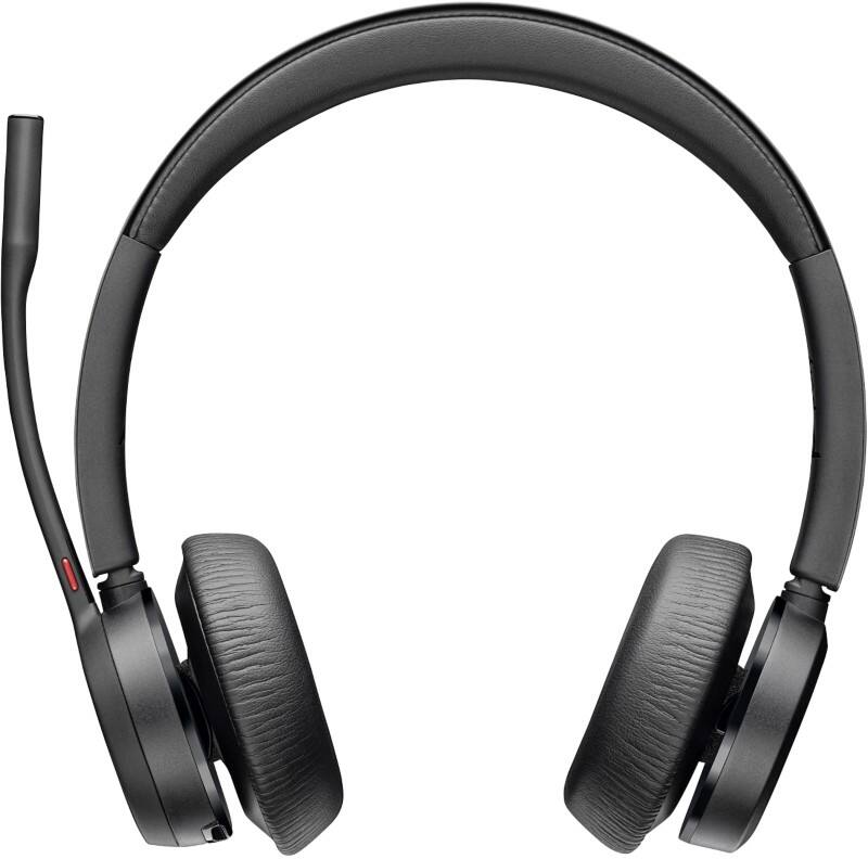 poly Voyager Headset mit Bluetooth Mikrofon 4320 Schwarz