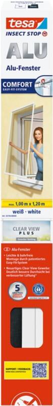 tesa Comfort Fliegengitter 1.200 x 1.000 mm Weiß