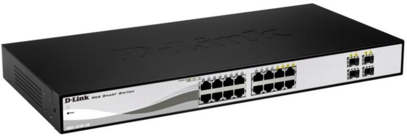D-Link Ethernet Switch DGS-1210-16 Managed L2 Gigabit (10/100/1000) Schwarz