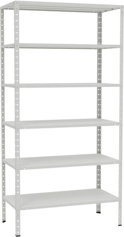Aufbewahrungsregal Metall 1.000 x 500 x 2.000 mm Weiß