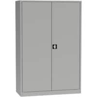 Universal Aufbewahrungsschrank Metall 4 Fachböden Abschließbar 950 x 400 x 1.950 mm Grau, Hellblau