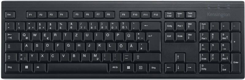 Kensington Kabellose Tastatur QWERTZ (DE) Schwarz KB150