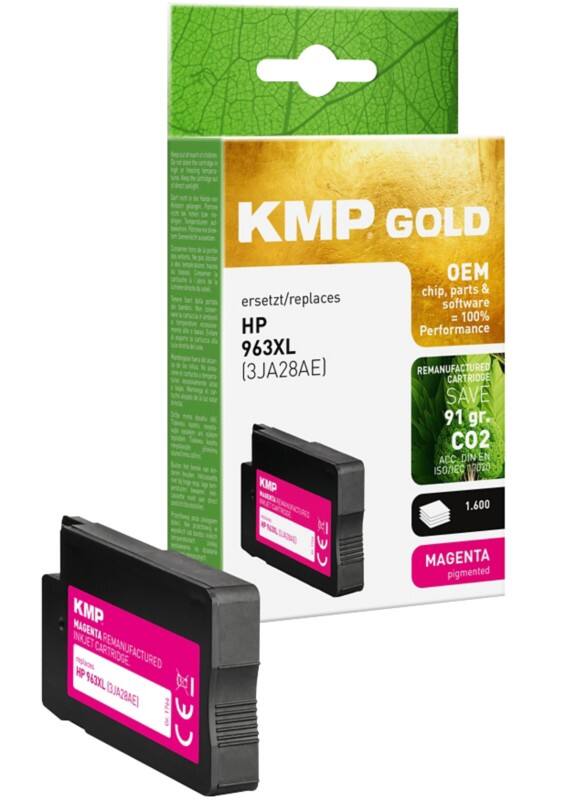 KMP Kompatible HP 963XL Tintenpatrone 3JA28AE Magenta