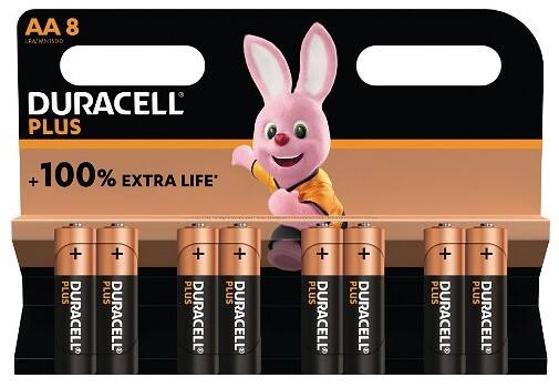Duracell Batterien Plus Power Boost AA LR6 Alkali 8 Stück