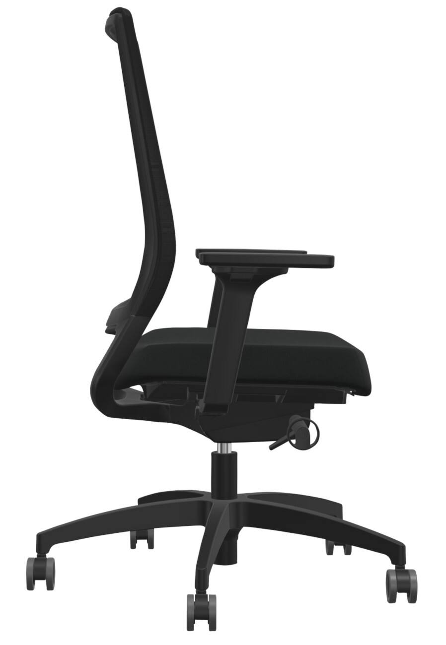 Dauphin Homeoffice-Stuhl Synchro Tilt Netz 2D Armlehne 120 kg 720 x 720 x 1,160 mm