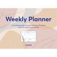 Brepols Wochenplaner 1 Woche als Übersicht Englisch 29,7 (B) x 1,2 (T) x 21 (H) cm Farbig sortiert