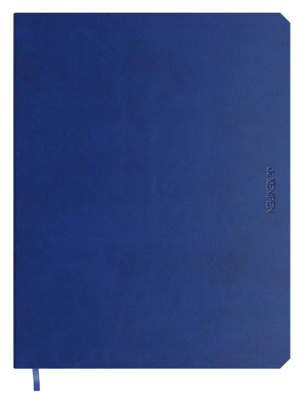 de KEMPEN Wochenplaner 2026 A5 1 Woche auf 2 Seiten Englisch Blau