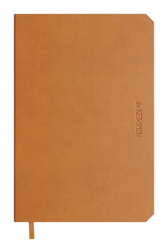 de KEMPEN Wochenplaner 2026 A6 1 Woche auf 2 Seiten Englisch Braun