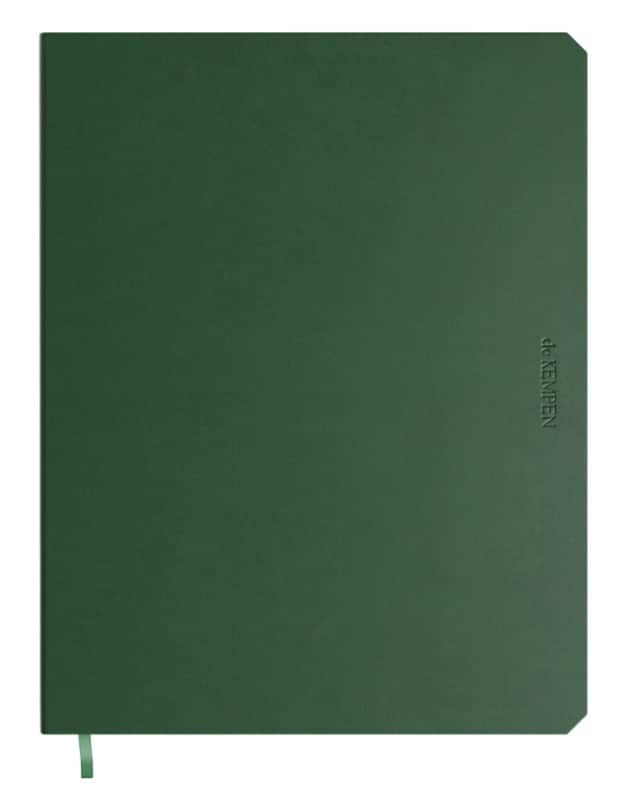 de KEMPEN Wochenplaner 2026 A5 1 Woche auf 2 Seiten Englisch Grün