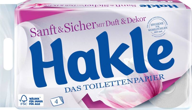 Hakle Traumweich Toilettenpapier 4-lagig 6874 2 Rollen à 130 Blatt