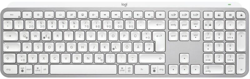 Logitech Kabellose Tastatur MX Keys S 920-011566 QWERTZ DE Aluminium
