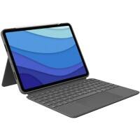 Logitech Kabellose Tastatur Combo Touch 920-010142 QWERTZ DE Grau Für iPad Pro 11"