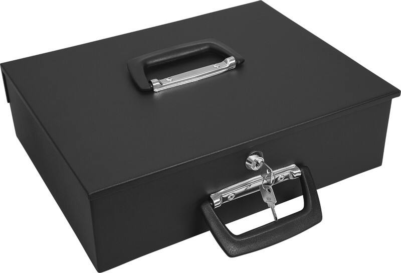 WEDO Registrierkasse Zylinderschloss 290 x 365 x 120 mm Schwarz