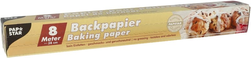 PAPSTAR Backpapier Papier Braun 8 m x 38 cm