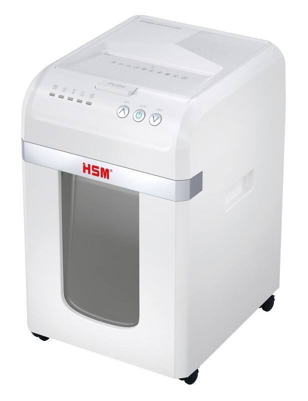 HSM Automatische Zufuhr Aktenvernichter 12 Blatt Partikelschnitt Sicherheitsstufe P-4, T-4, E-3, F-1, 30 L X200