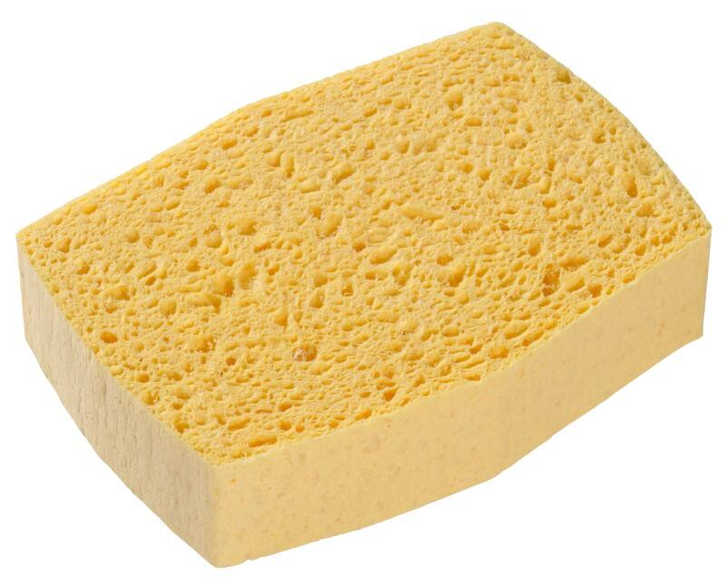 Spontex Azella 93 Traditioneller Nasser Schwamm 10 Stück Gelb