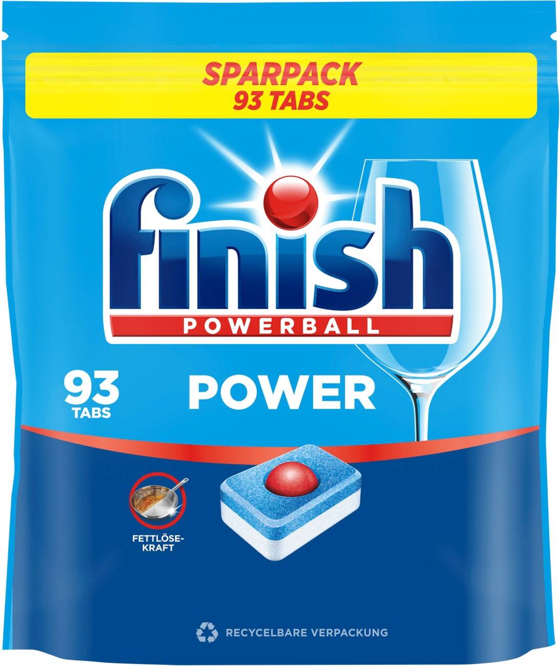 Finish Powerball Power Spülmaschinentabs Fresh 93 Stück