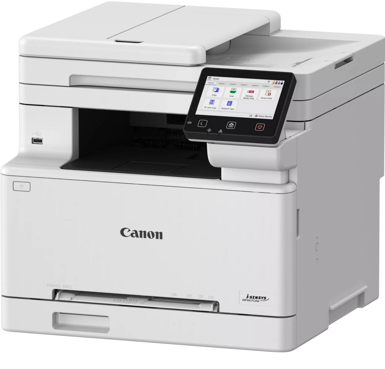 Canon i-SENSYS MF6600 Serie MF667Cdw Farblaser-Multifunktionsdrucker DIN A4 Schwarz, Weiß