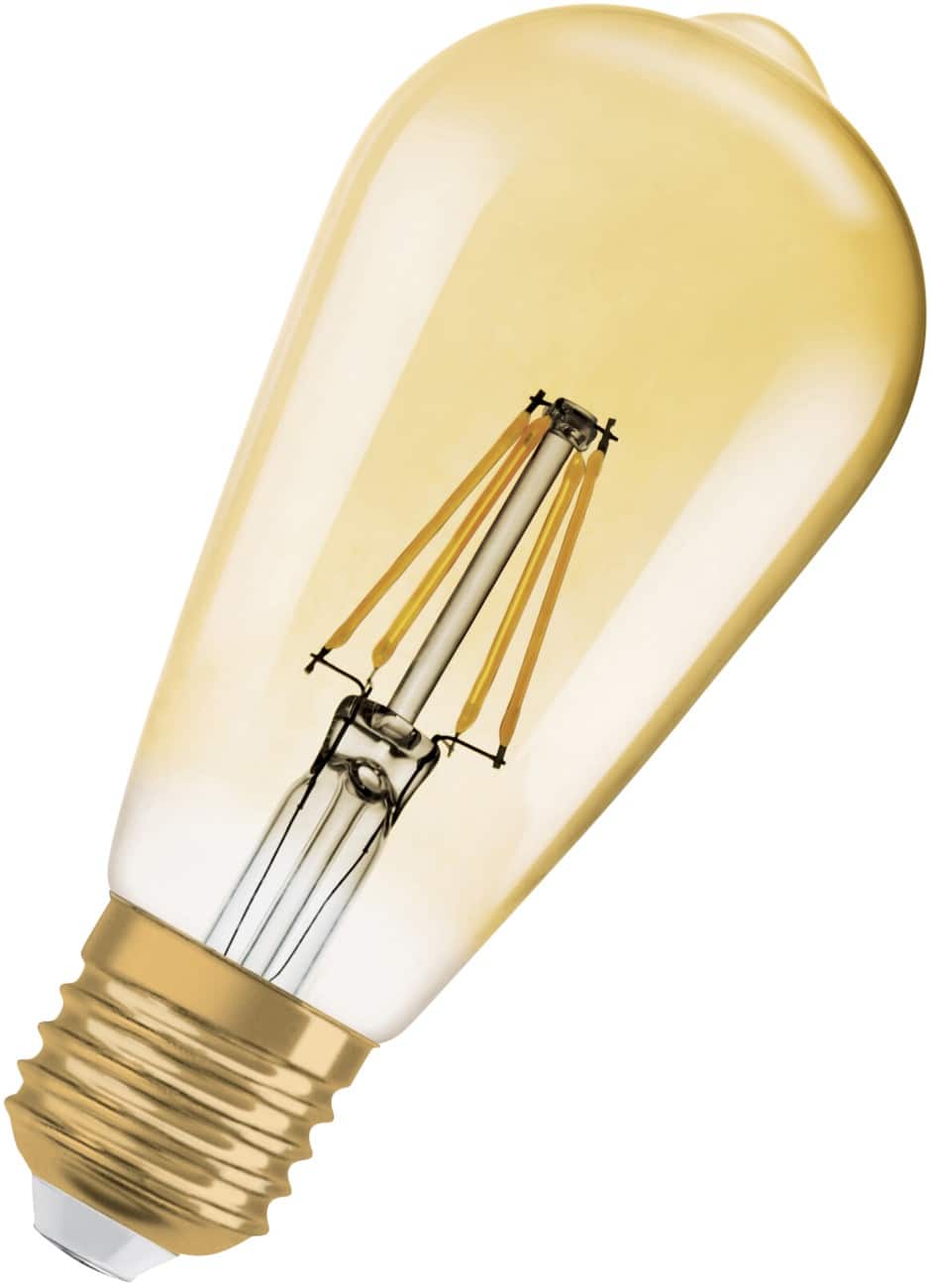 Osram Glühbirne Transparent E27 6,5 W Warmweiß