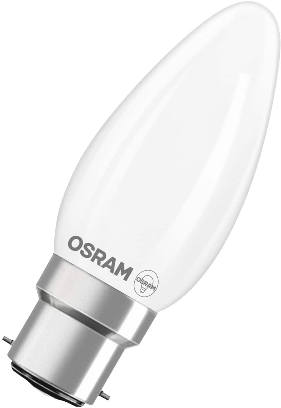 Osram Glühbirne Matt B22d 3,4 W Warmweiß
