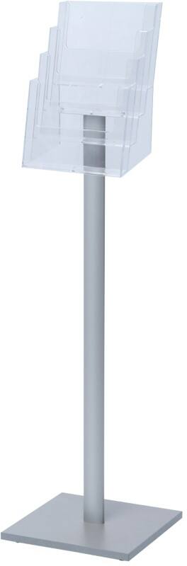 SHOWDOWN A4 Broschürenständer Silber MB4C230 330 (B) x 330 (T) x 1.115 (H) mm MB4C230