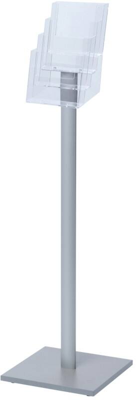 SHOWDOWN A5 Broschürenständer Silber MB4C160 330 (B) x 330 (T) x 1.060 (H) mm