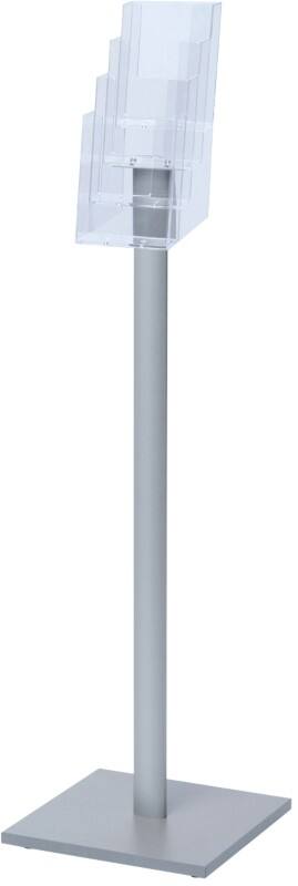 SHOWDOWN DL Broschürenständer Silber MB4C110 330 (B) x 330 (T) x 1.060 (H) mm MB4C110