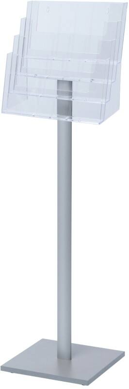 SHOWDOWN A4 Broschürenständer Silber MB4C330 340 (B) x 330 (T) x 1.115 (H) mm MB4C330
