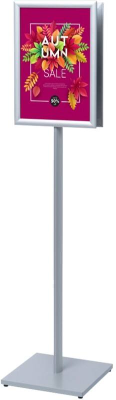 SHOWDOWN Design Standard Infoständer A3 Aluminium, Stahl Silber CAPOA3G25D